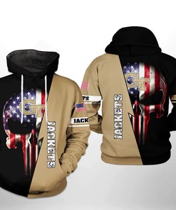 Georgia Tech Yellow Jackets NCAA US Flag Skull 3D All Over Print Hoodie, Zip-Up Hoodie