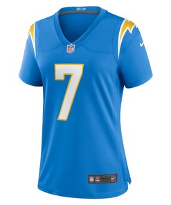 Gerald Everett 7 Los Angeles Chargers Women's Player Game Jersey - Powder Blue