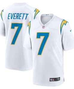 Gerald Everett Los Angeles Chargers Game Player Jersey - White