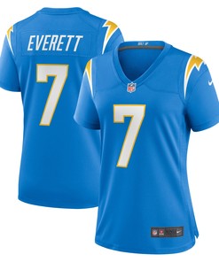 Gerald Everett Los Angeles Chargers Womens Player Game Jersey - Powder Blue Nfl