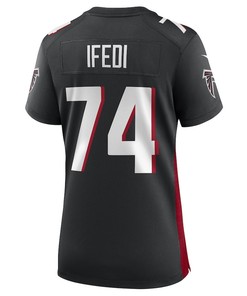 Germain Ifedi Atlanta Falcons Women's Game Player Jersey - Black
