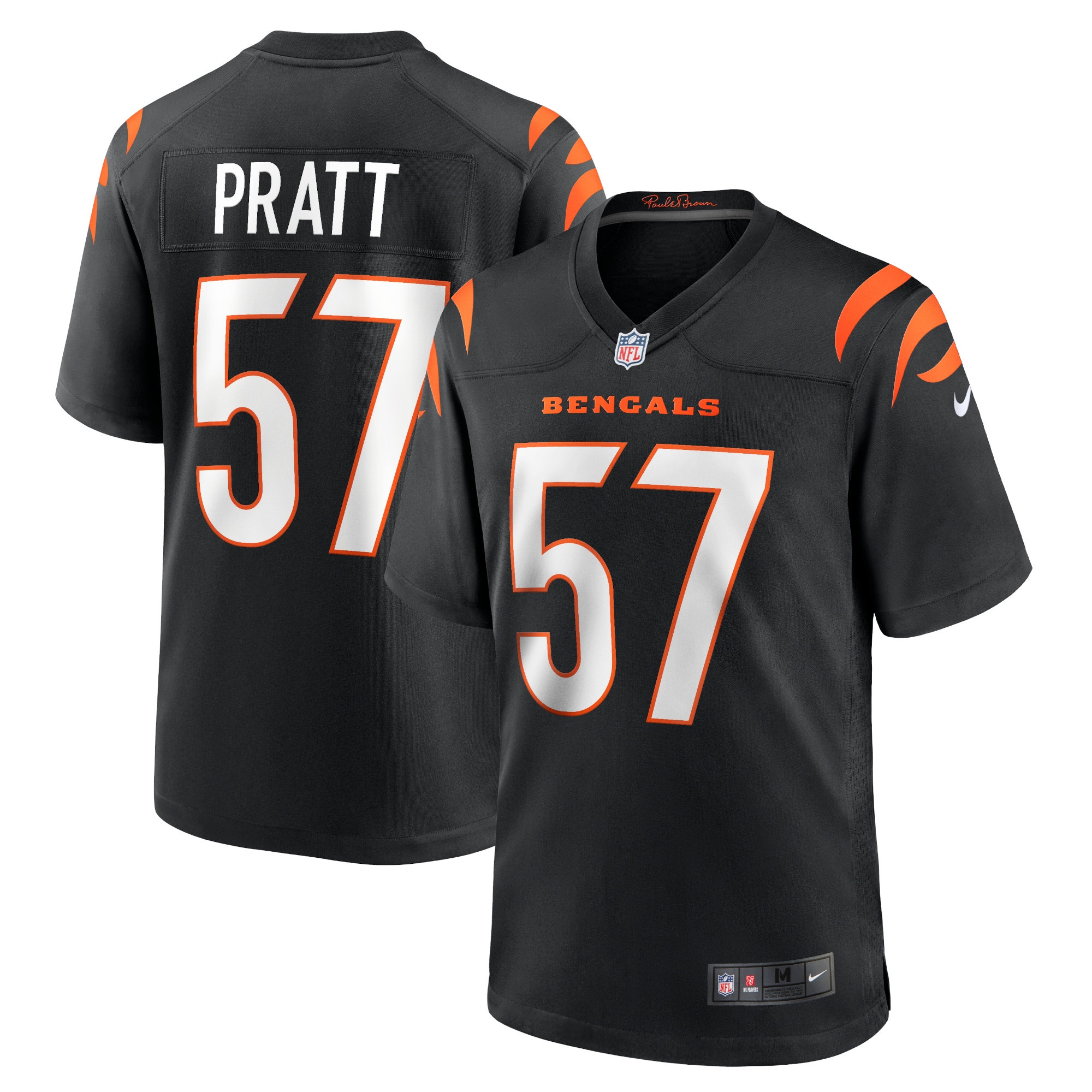 Germaine Pratt Cincinnati Bengals Game Jersey - Black Nfl