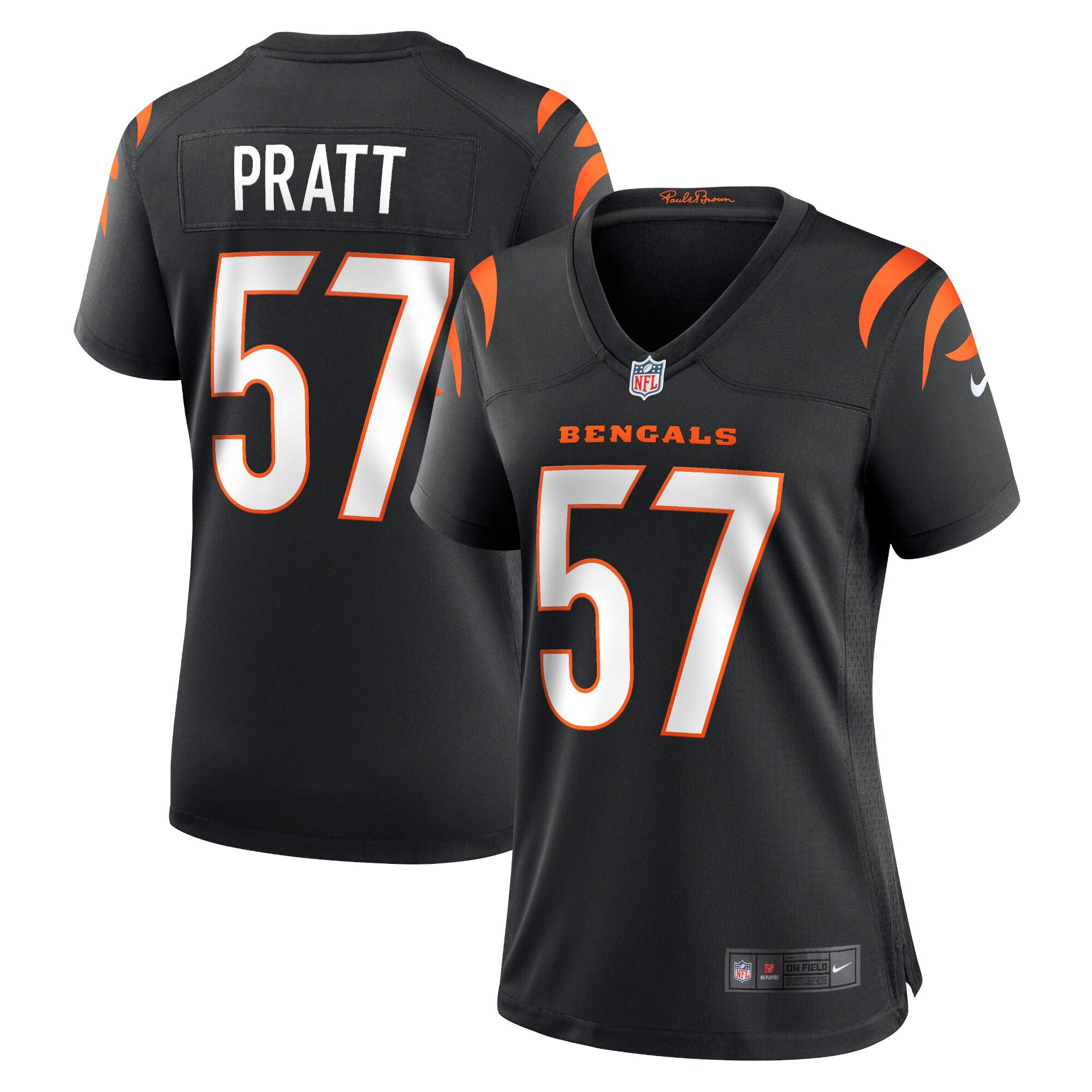 Germaine Pratt Cincinnati Bengals Womens Game Jersey - Black Nfl