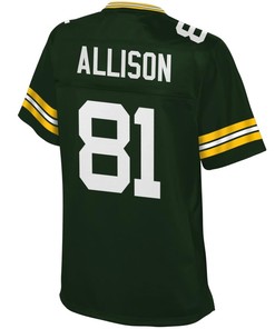 Geronimo Allison Green Bay Packers Nfl Pro Line Womens Player Jersey - Green