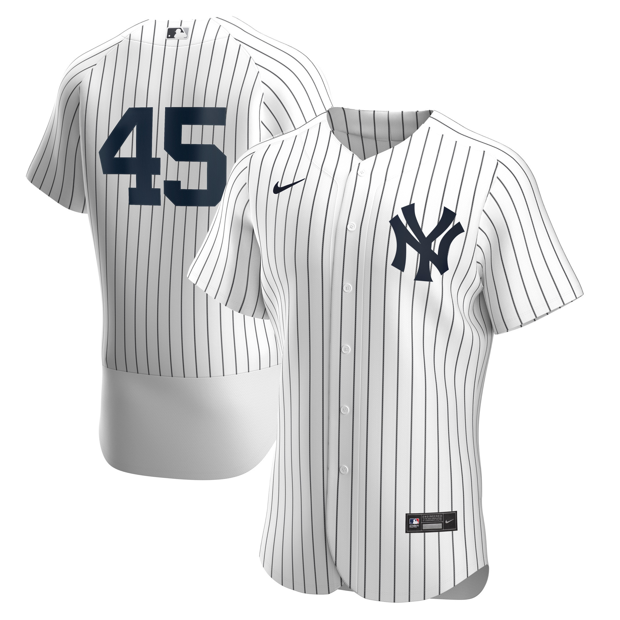Gerrit Cole New York Yankees Home Authentic Player Jersey - White Mlb