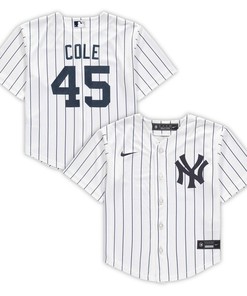 Gerrit Cole New York Yankees Preschool Home Replica Player Jersey - White Mlb