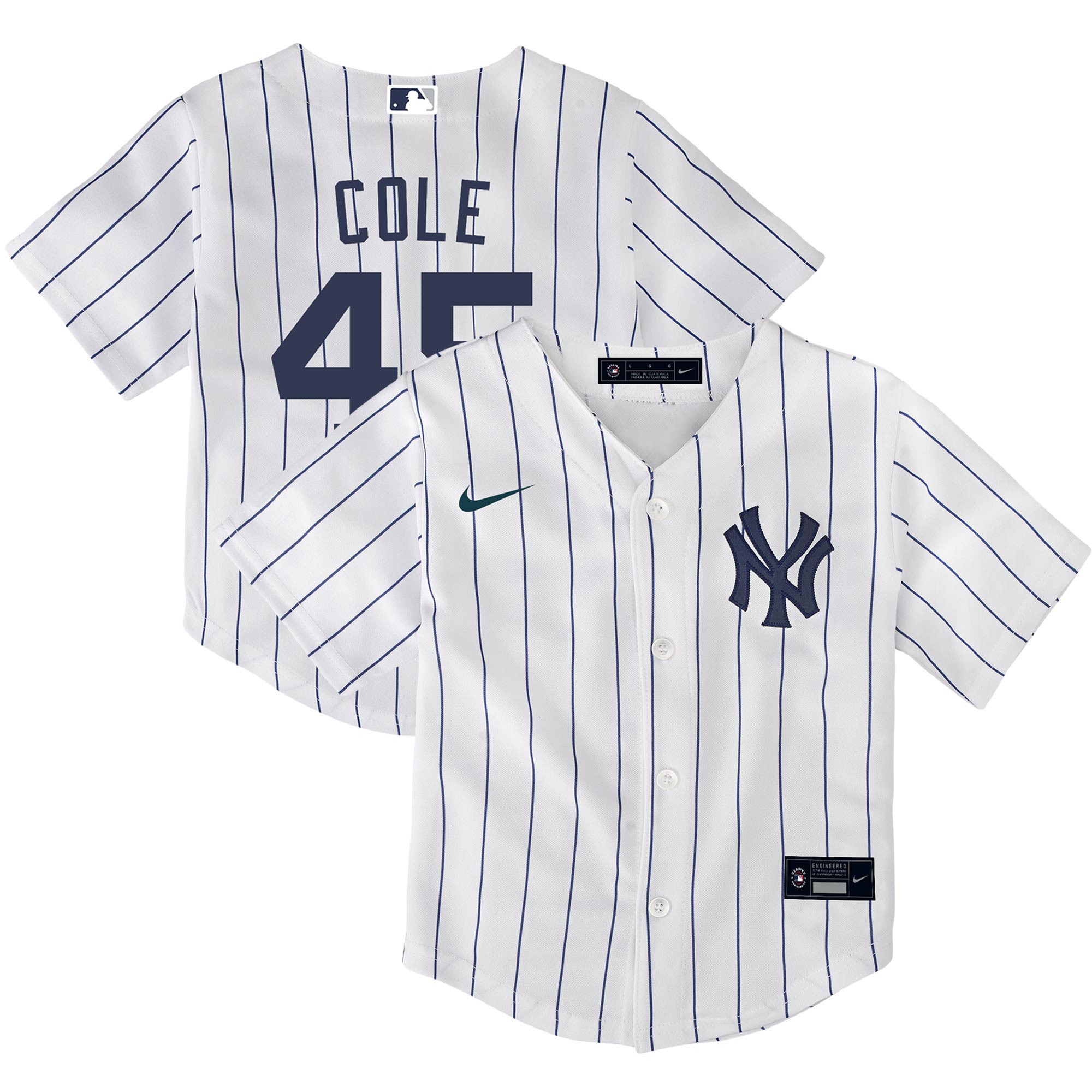 Gerrit Cole New York Yankees Toddler Home Replica Player Jersey - White Mlb