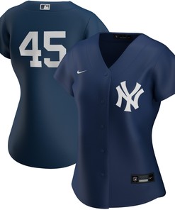 Gerrit Cole New York Yankees Womens Alternate Replica Player Jersey - Navy Mlb