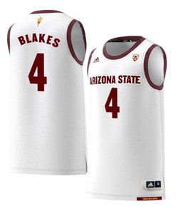 Gerry Blakes 4 Arizona State Sun Devils Retro Basketball Men Jersey - White