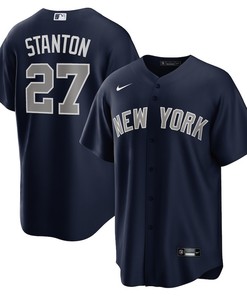 Giancarlo Stanton 27 New York Yankees Alternate Men Jersey - Navy