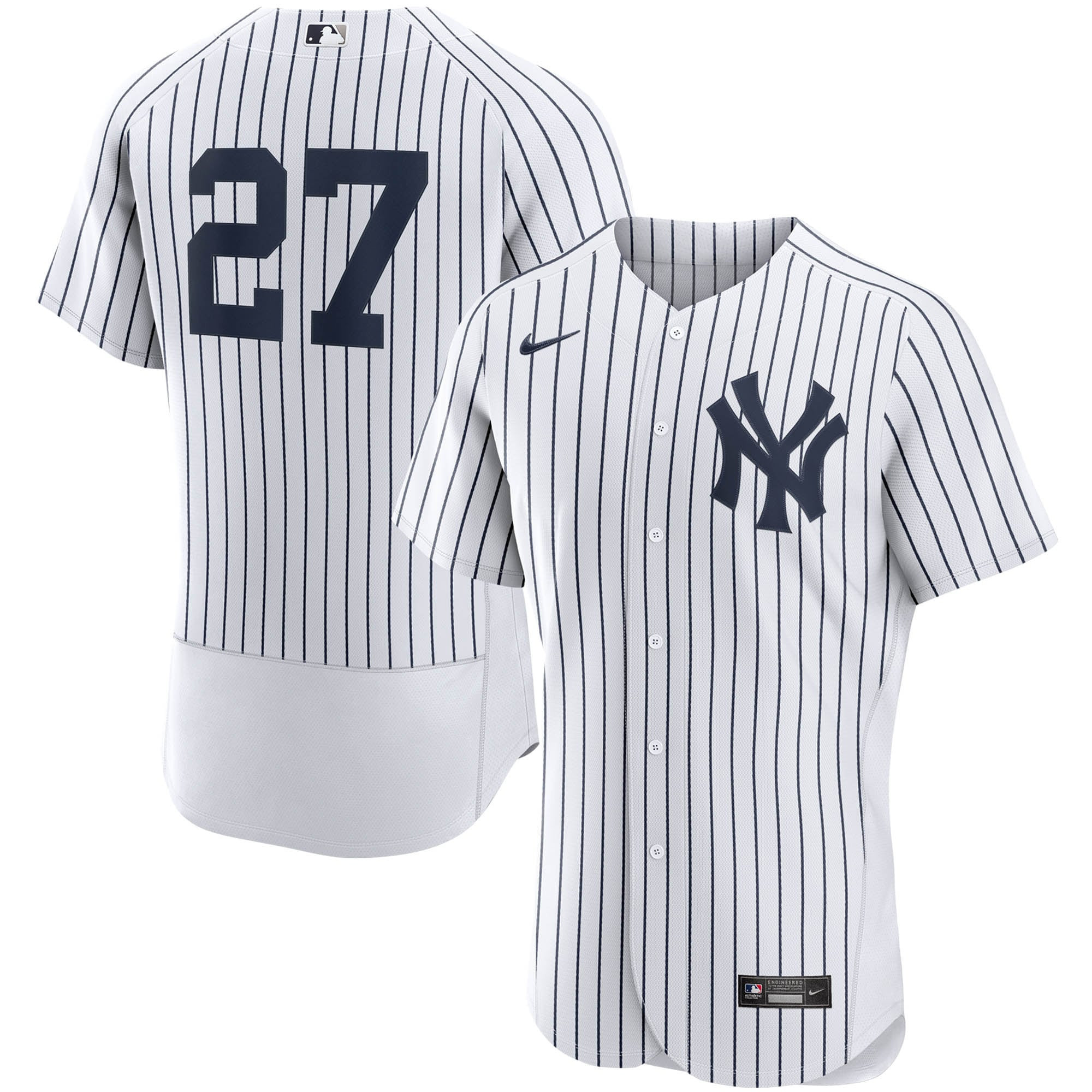 Giancarlo Stanton New York Yankees Home Authentic Player Jersey - White Mlb