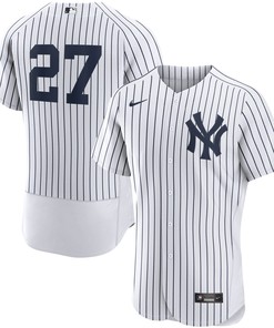 Giancarlo Stanton New York Yankees Home Authentic Player Jersey - White Mlb