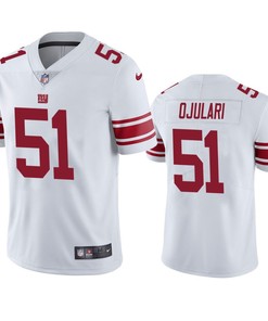 Giants Azeez Ojulari 51 Vapor Limited White Jersey Men's