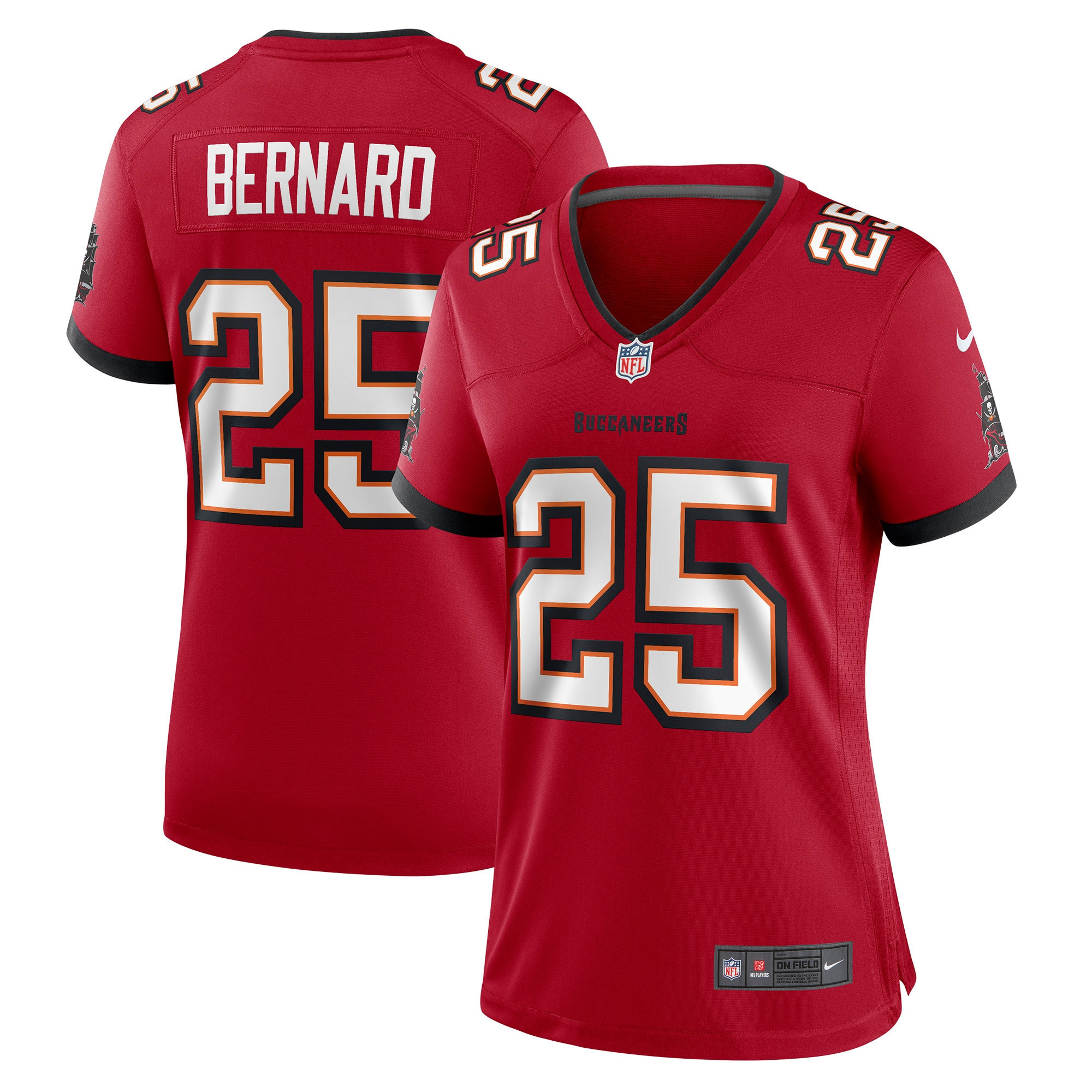 Giovani Bernard Tampa Bay Buccaneers Womens Game Jersey - Red Nfl