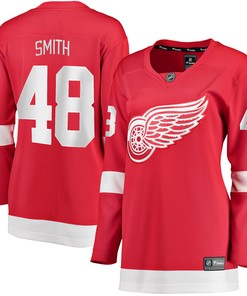 Givani Smith Detroit Red Wings Fanatics Branded Womens Home Breakaway Player Jersey - Red Nhl