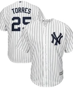 Gleyber Torres New York Yankees Home Big And Tall Cool Base Player Jersey - White Navy