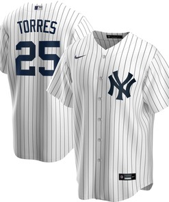 Gleyber Torres New York Yankees Home Replica Player Name Jersey White Mlb