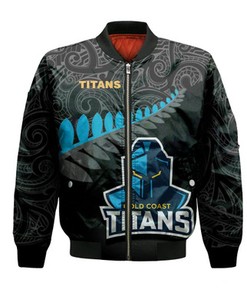 Gold Coast Titans Bomber Rugby Maori - NRL
