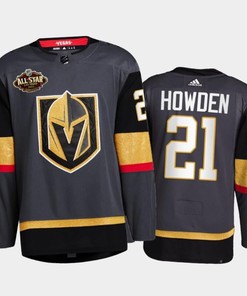 Golden Knights Brett Howden 2022 All-star Black Alternate Primegreen Jersey, Men Jersey