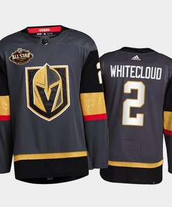 Golden Knights Zach Whitecloud 2022 All-star Black Alternate Primegreen Jersey, Men Jersey