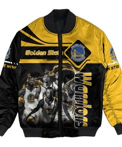 Golden State Warriors Final Team Bomber Jacket - NBA