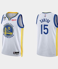 Golden State Warriors Gui Santos 15 2022-23 Association Edition White Men Jersey Swingman