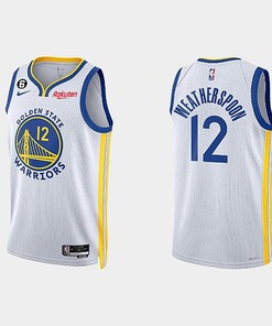 Golden State Warriors Quinndary Weatherspoon 12 2022-23 Association Edition White Men Jersey Swingman