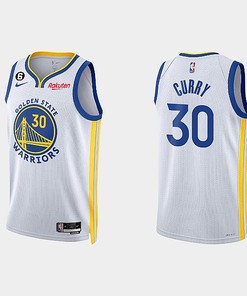 Golden State Warriors Stephen Curry 30 2022-23 Association Edition White Men Jersey Swingman