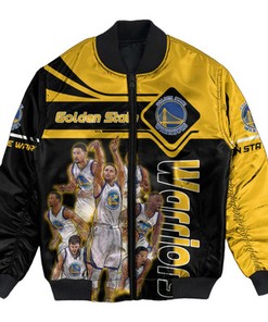 Golden State Warriors Team Bomber Jacket - NBA
