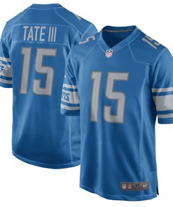 Golden Tate Detroit Lions Nike 2017 Game Jersey - Blue