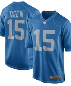 Golden Tate Detroit Lions Nike Throwback Game Jersey - Blue