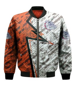 Gonzaga Bulldogs Bomber Abstract Pattern Sport- NCAA