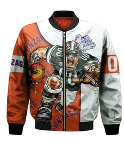 Gonzaga Bulldogs Bomber Jacket Football Go On - NCAA