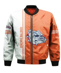 Gonzaga Bulldogs Bomber Jacket Half Style - NCAA