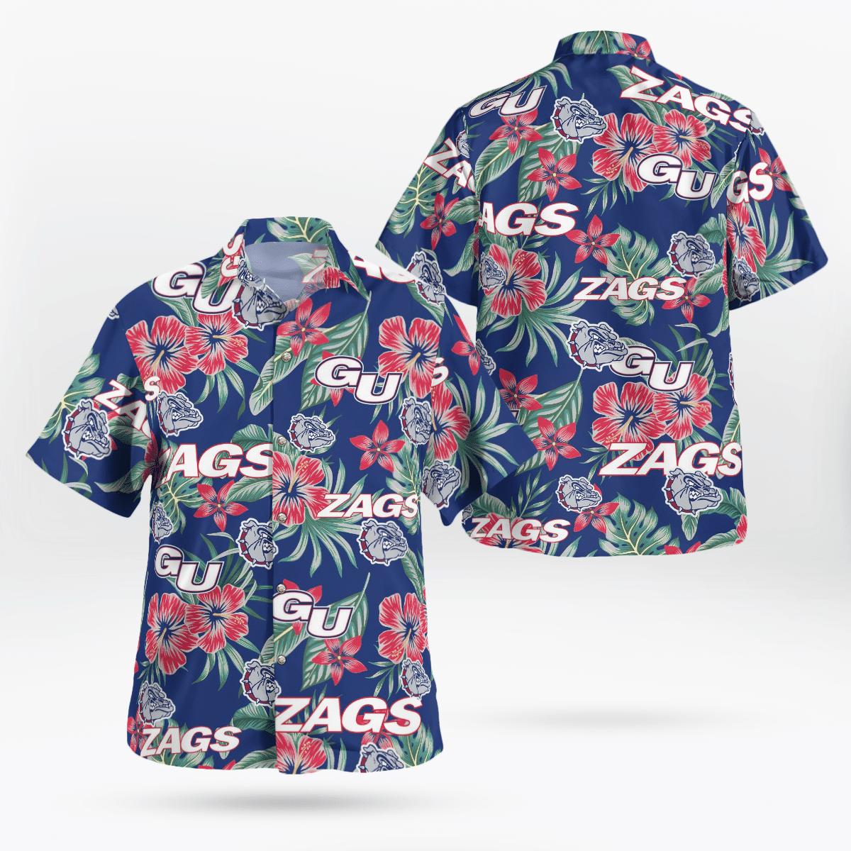 Gonzaga Bulldogs Hawaiian Shirts