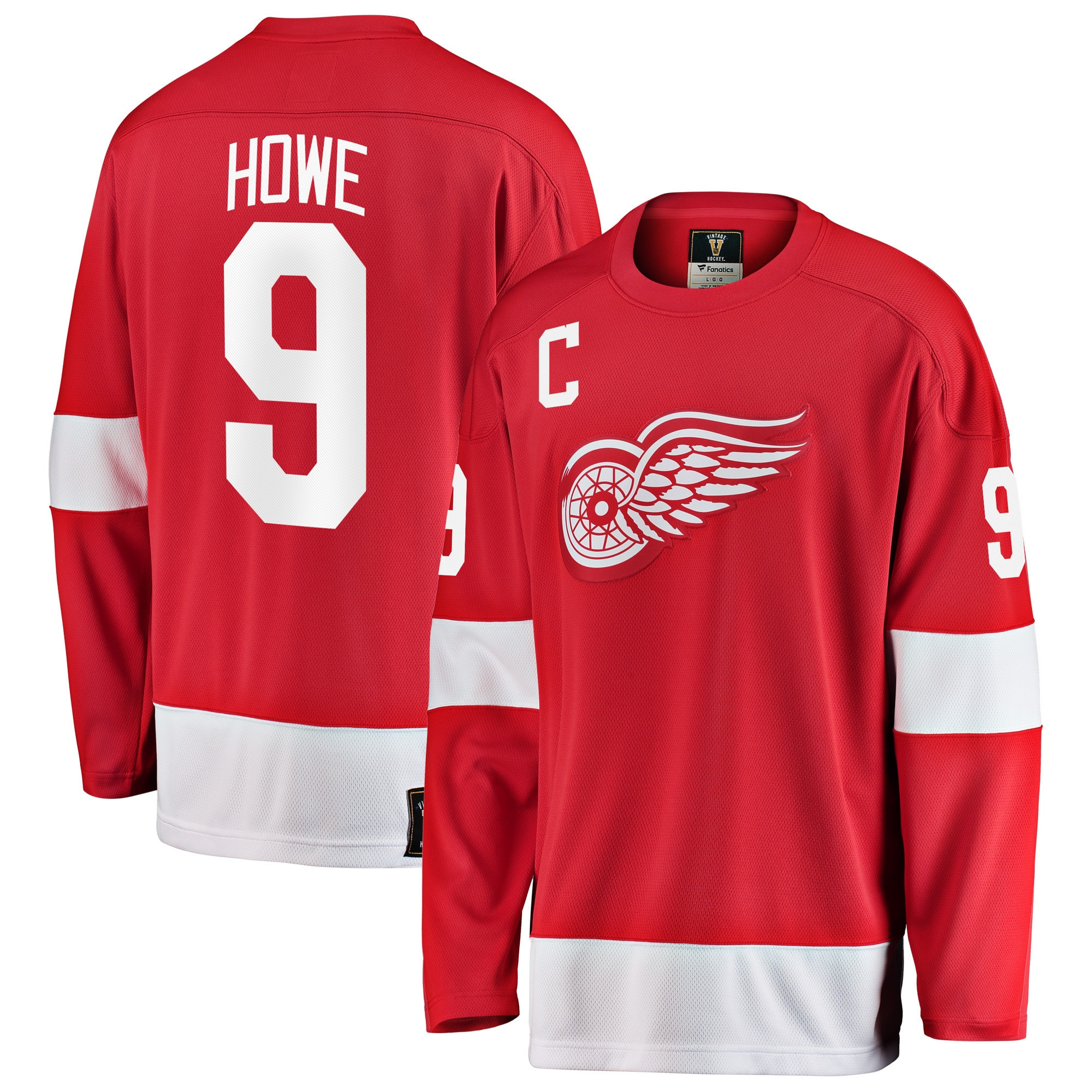 Gordie Howe Detroit Red Wings Fanatics Branded Premier Breakaway Retired Player Jersey - Red Nhl
