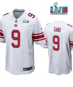 Graham Gano 9 New York Giants Super Bowl LVII Super Bowl LVII White Men Game Jersey