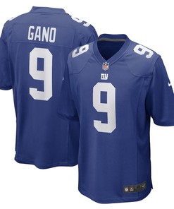 Graham Gano New York Giants Team Game Player Jersey - Royal