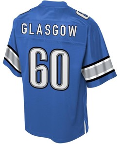 Graham Glasgow Detroit Lions Nfl Pro Line Player Jersey - Blue