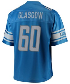 Graham Glasgow Detroit Lions Nfl Pro Line Team Color Player Jersey - Blue