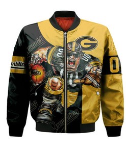 Grambling State Tigers Bomber Jacket Football Go On - NCAA