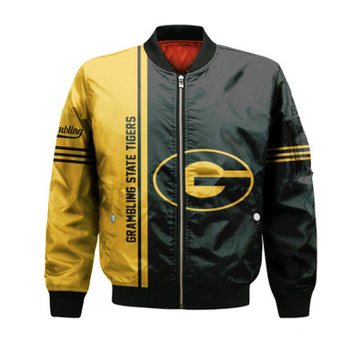 Grambling State Tigers Bomber Jacket Half Style - NCAA