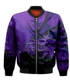 Grand Canyon Antelopes Bomber Jacket Basketball Net Grunge Pattern- NCAA