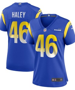 Grant Haley Los Angeles Rams Womens Game Jersey - Royal Nfl