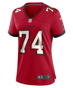 Grant Hermanns 74 Tampa Bay Buccaneers Women's Home Game Player Jersey - Red