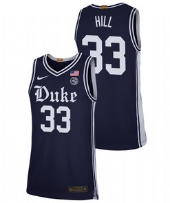 Grant Hill 33 Duke Blue Devils Alternate Brotherhood Men Jersey - Navy