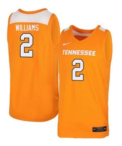 Grant Williams 2 Tennessee Volunteers Elite Basketball Men Jersey - Orange White