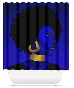 Graphic Beauty Shower Curtain that Adds a Spark to Your Bathroom 