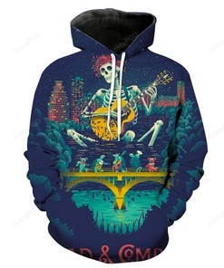 Grateful Dead Style 1 3D Hoodie Zip Hoodie
