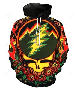 Grateful Dead Style 2 3D Hoodie Zip Hoodie